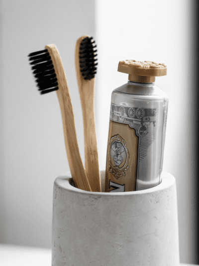 Westwell Toothbrush Holder Raw Cement