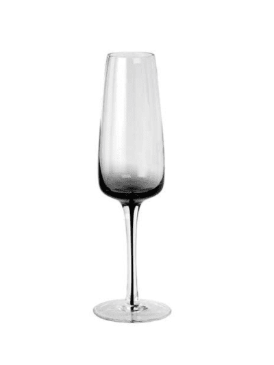 Smoke Champagne Glass