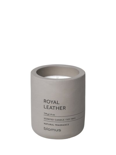 Blomus Scented Candle Small Royal Leather FRAGA