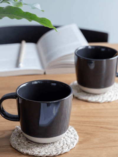 Holwell Mugs Set of 2 Carbon