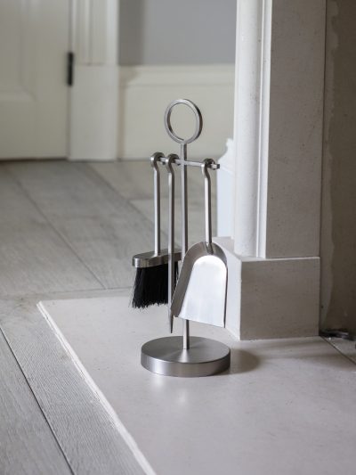 Paxford Fireside Tool Set Silver Finish