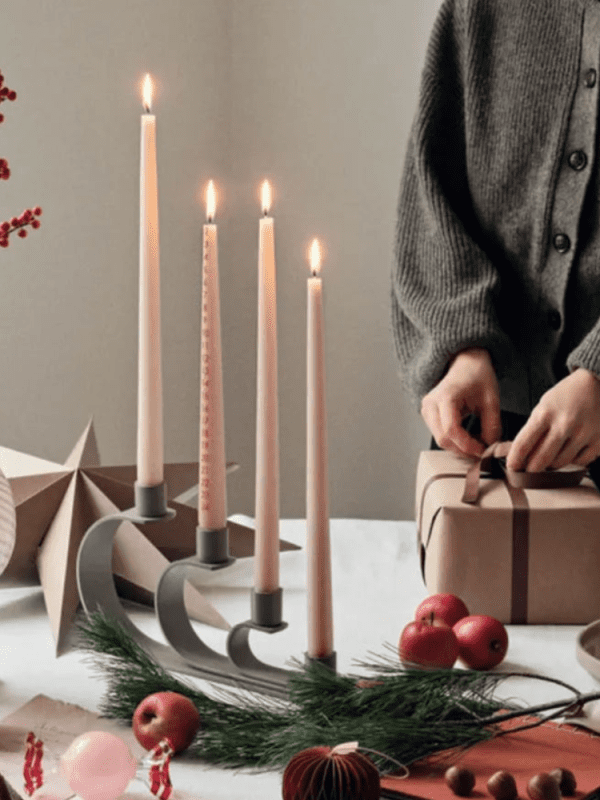 Nami candle sticks Simply Taupe Warm Grey - Image 2