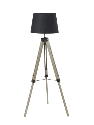 Windsor Sage Green Wooden Tripod Floor Lamp Base