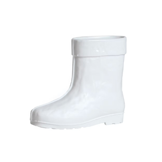 Räder Porcelain Boot, Christmas decoration in fine porcelain, 12x4.5x10cm, perfect for fireplace, windowsill, or festive display.