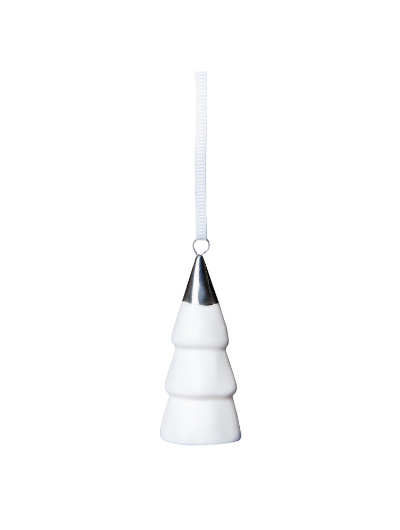 Porcelain Hanging Tree Silver by Rader Design
