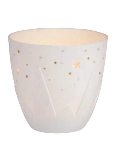 Räder Poetrylight Night Stars Porcelain Tealight Holder