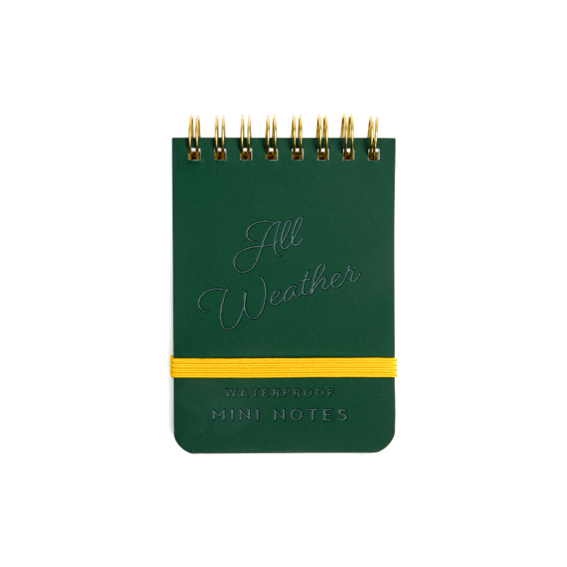 Gentlemen’s Hardware Pocket Waterproof Notebook with 120 stone-paper pages.