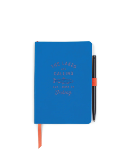 Gentlemen’s Hardware Waterproof Fishing Notebook with lined and fishing log pages.