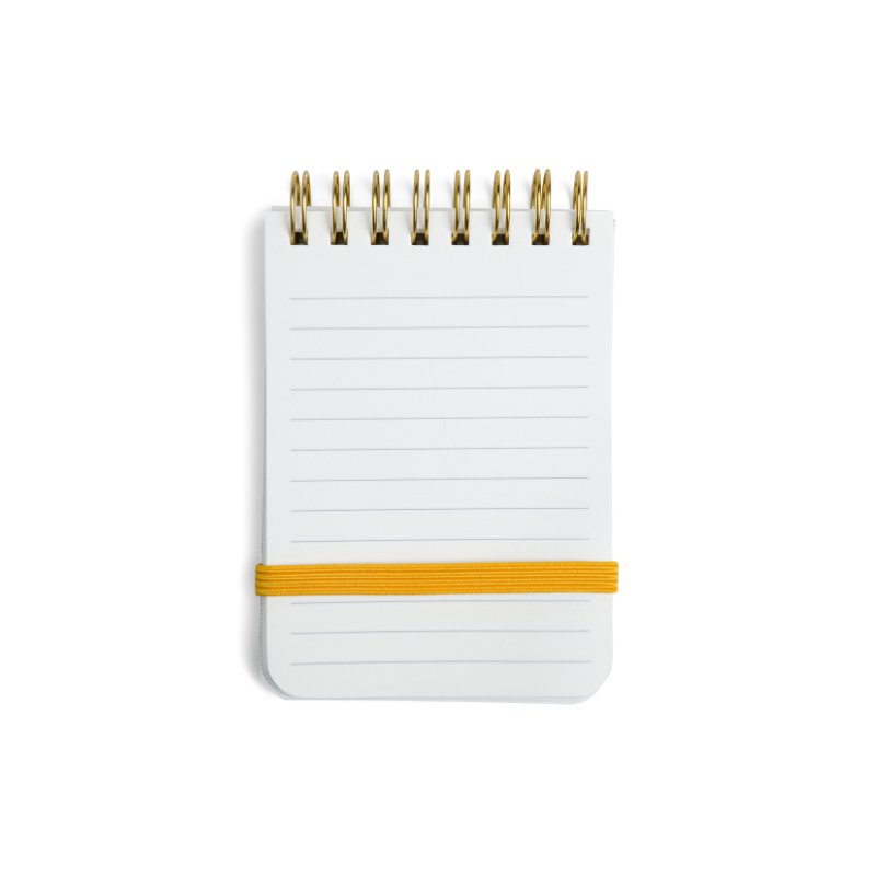 Gentlemen’s Hardware Pocket Waterproof Notebook with 120 stone-paper pages.