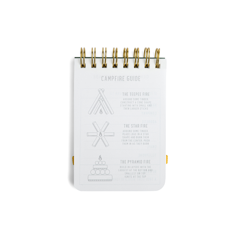 Gentlemen’s Hardware Pocket Waterproof Notebook with 120 stone-paper pages.