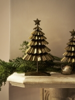 Pershore Christmas Tree Antique Brass Large - Bennetts of Derby