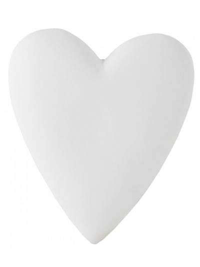 Matte white porcelain heart by Räder, Germany — delicate, minimal and poetic.