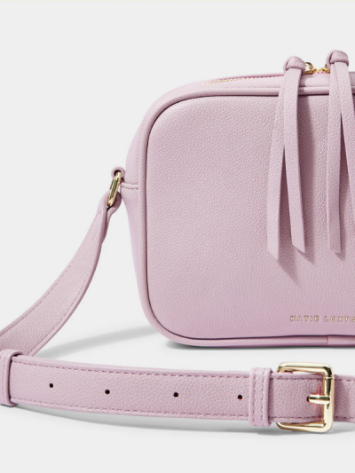 Katie Loxton Isla Crossbody Bag in Lilac – vegan leather women’s crossbody.